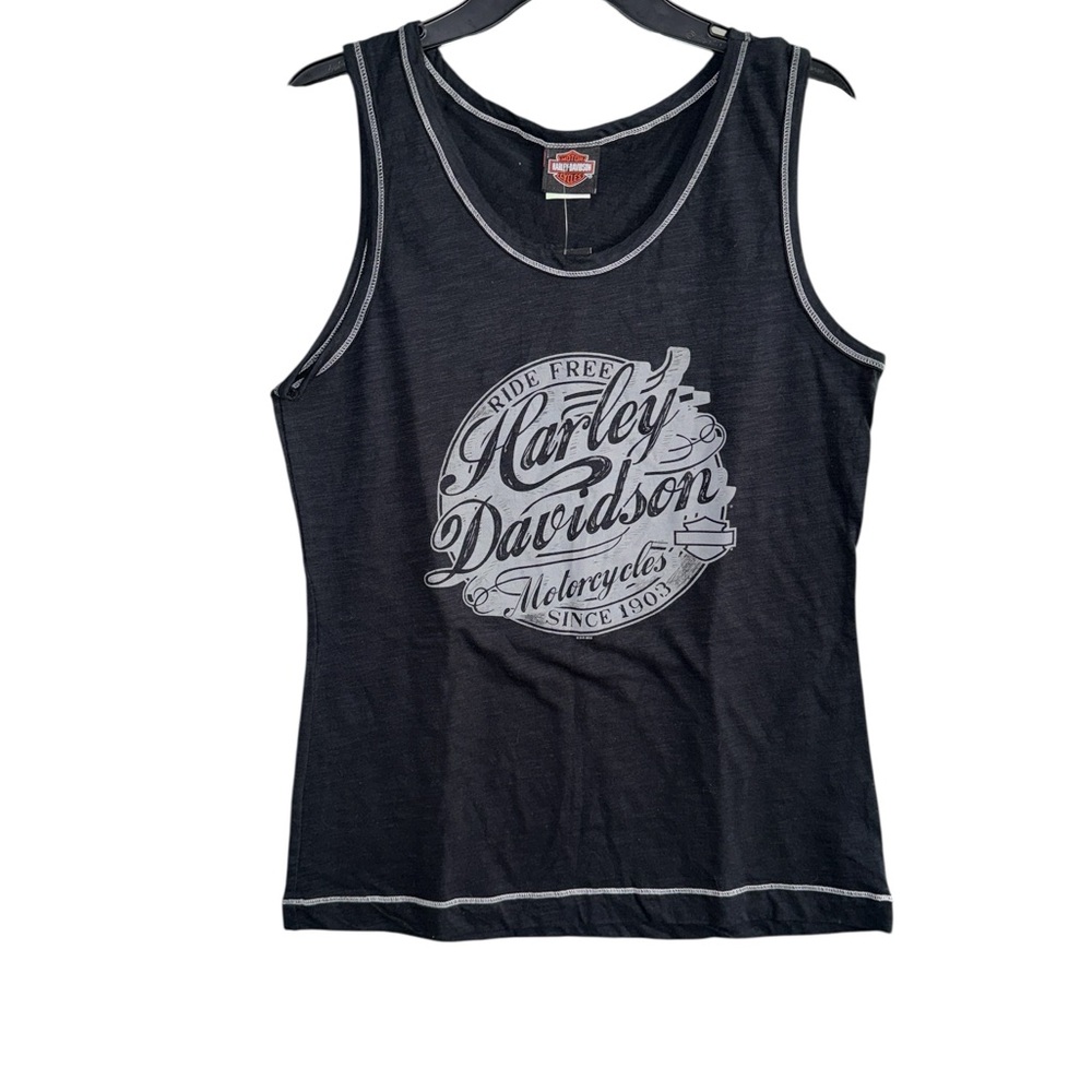 NWT Harley-Davidson Freeport Bahamas Black Racerback Tank Top Size XL